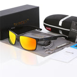 BARCUR Aluminum Polarized Sunglasses Men Polarized Sun Glasses Square Goggle Eyewear Gafas oculos de sol masculino